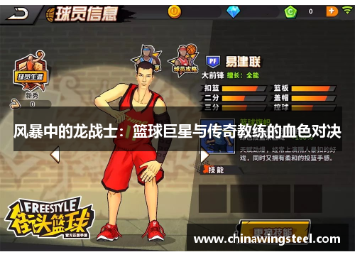 风暴中的龙战士：篮球巨星与传奇教练的血色对决